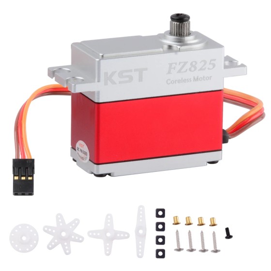 Original KST FZ825 30Kgf.cm 0.12sec Digital Standard Metal Gear HV Coreless Motor for Big-scale RC Jet RC Helicopters RC Car